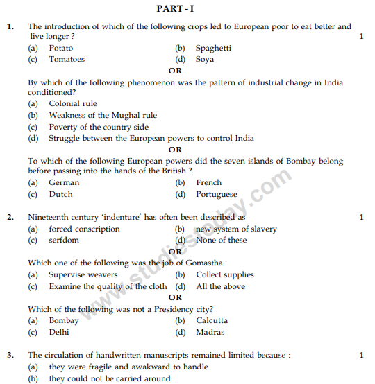 cbse-class-10-social-science-sample-paper-2013-set-m